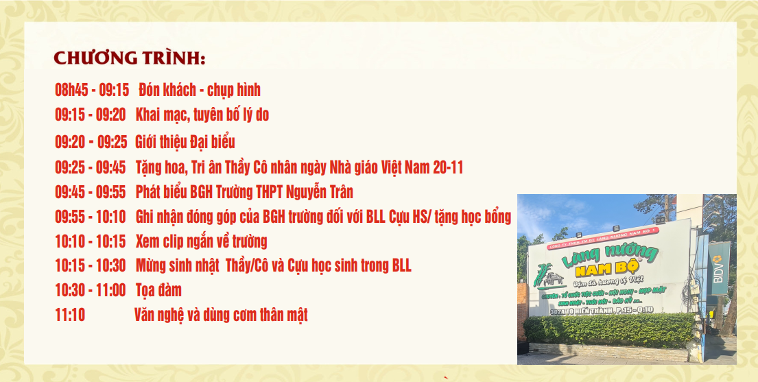 Họp mặt cựu giáo viên học sinh Hoài Nhơn 2 - Nguyễn Trân 18/11/2023