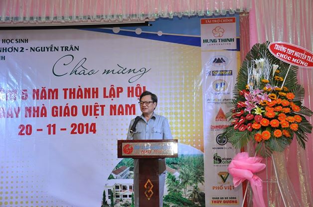 Hội cựu gi&aacute;o vi&ecirc;n - học sinh Ho&agrave;i Nhơn 2 Nguyễn Tr&acirc;n