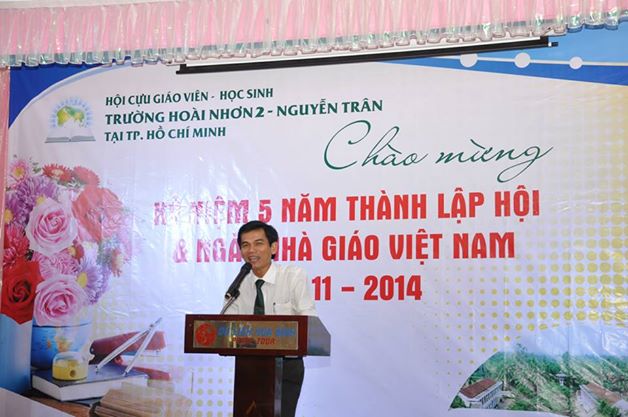 Hội cựu gi&aacute;o vi&ecirc;n học sinh Ho&agrave;i Nhơn 2 Nguyễn Tr&acirc;n